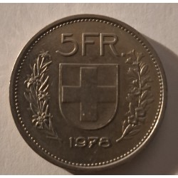 Pièce de 5 Francs Suisses –...