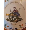Assiette Patriotique en Faïence de Nevers - Époque Napoléonienne  - 1804
