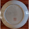Assiette porcelaine japonaise Kutani , fin de la période Meji (1868 - 1912)