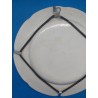 Assiette en faïence des Islettes du XIXe siècle, décor floral exquis