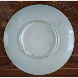 Plat en Majolique Espagnole - Fin XVIIIe Début XIXe Siècle