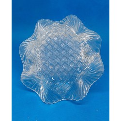 Brockwitz - Centre de Table en Verre Pressé : Élégance Art Nouveau au Cœur de Votre Décoration