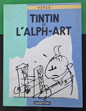 Tintin et l’Alph-Art – Édition Double : Transcription & Découpage Graphique - 1986