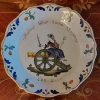 Assiette commémorative “Catherine Tétar, bonne citoyenne” – Nevers, L’an IV (1795–1796)