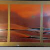 Triptyque Aurore Crépusculaire – W. Mulich (95 × 60 cm, années 70)
