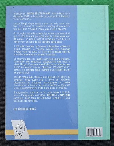 img2-400 Tintin et l’Alph-Art – Édition Double : Transcription & Découpage Graphique - 1986