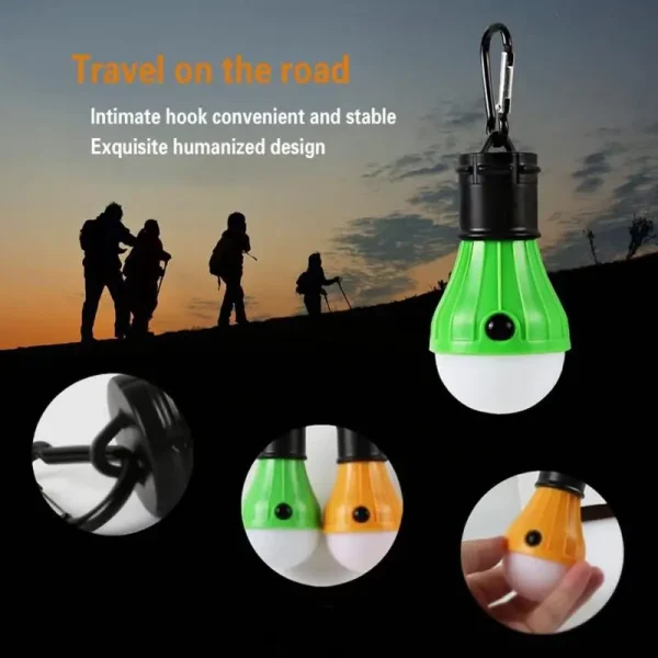 kf-H5bbb8fcc56a64a2d87b1bbd30d89d66eb Lampe de Camping Portable Mini ampoule LED lampe de secours 3 Modes d'éclairage lumières de travail de nuit en plein air lampe suspendue de tente avec crochets