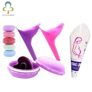 Urinoir de voyage en plein air pour femmes, urinoir Portable en Silicone souple/papier jetable, dispositif d'urine debout et pipi GYH