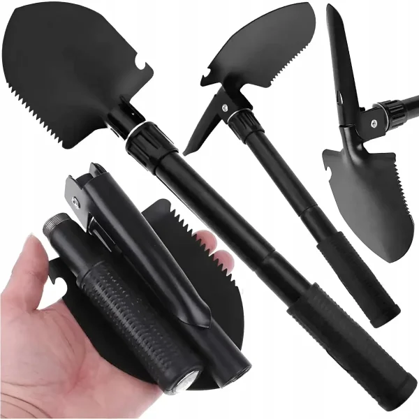 kf-S0914a5036692435d875088cbf41121983 Atlanshovel-Pelle militaire pliante multifonctionnelle d'extérieur, pelle de camping, houe de jardin, kit d'outils de creusement, pelle de pêche