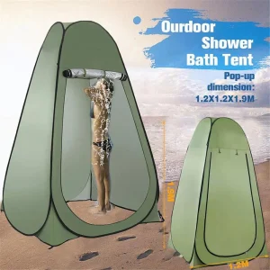 Tente de douche extérieure, tente de toilette Mobile de Camping Portable, couverture de bain de douche de vestiaire, tente de photographie de pêche