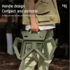 Petit tabouret d'extérieur portable et pliant, chaise de pêche durable à haute charge, tabouret de plage et de camping