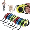 kf-S38044487f68f4aa98f1d1b816fe2cbf4p Laisse rétractable pour chien de 3 mètres et 5 mètres, laisse pour animaux de compagnie, corde de Traction, laisse Flexible automatique pour petit, moyen et grand produit pour chien