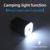 Pompe à Air électrique 3 en 1 avec lumières, Mini compresseur d'air sans fil, chargeur USB, gonfleur/déflateur, pour Camping en plein Air
