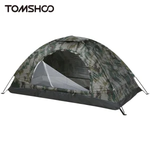 Tomshoo – Tente ultralégère 1/2 pers, anti-UV, randonnée & plage