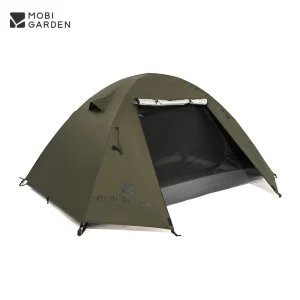MOBI GARDEN Tente de camping imperméable à l'eau, randonnée, revêtement argenté, protection solaire, installation facile