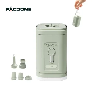 kf-S48f31ce48c434aa489ad5d35d84b9a4ck Pompe à Air électrique 3 en 1 avec lumières, Mini compresseur d'air sans fil, chargeur USB, gonfleur/déflateur, pour Camping en plein Air