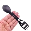 kf-S512b704042a1479fa026a1c741e96db7N EDC – outil de survie de Camping multifonctionnel 5 en 1, fourchette en acier inoxydable, couteau, cuillère, ouvre-boîte, clé d'ouverture de bouteille