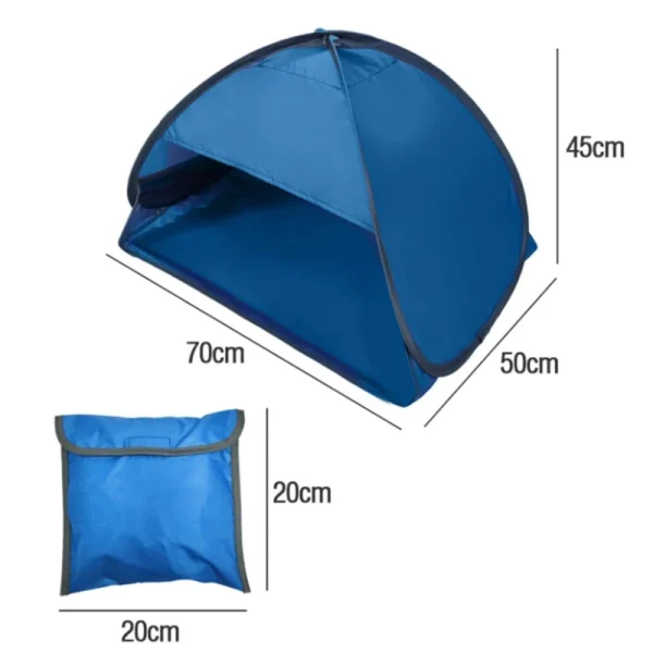 Appui-tête de plage, tente pare-soleil, protection UV, abri solaire, ouverture automatique, Portable, Camping en plein air, pour adultes et enfants