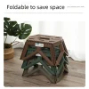 Petit tabouret d'extérieur portable et pliant, chaise de pêche durable à haute charge, tabouret de plage et de camping