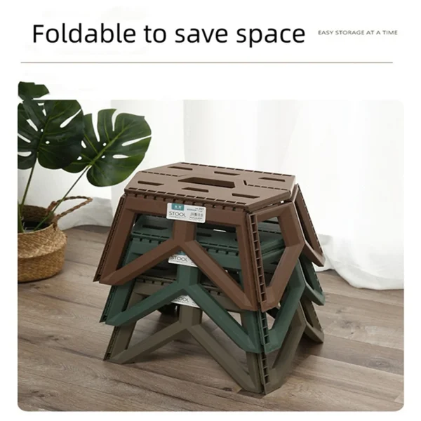 Petit tabouret d'extérieur portable et pliant, chaise de pêche durable à haute charge, tabouret de plage et de camping