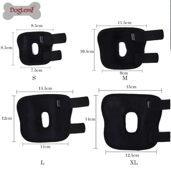 Protection de la bandage pour chien, couverture de protection contre l'arthrite, soutien des jambes de chien, attelle articulaire, genouillères pour animaux de compagnie, récupération des blessures, fournitures pour chiens