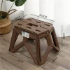 Petit tabouret d'extérieur portable et pliant, chaise de pêche durable à haute charge, tabouret de plage et de camping