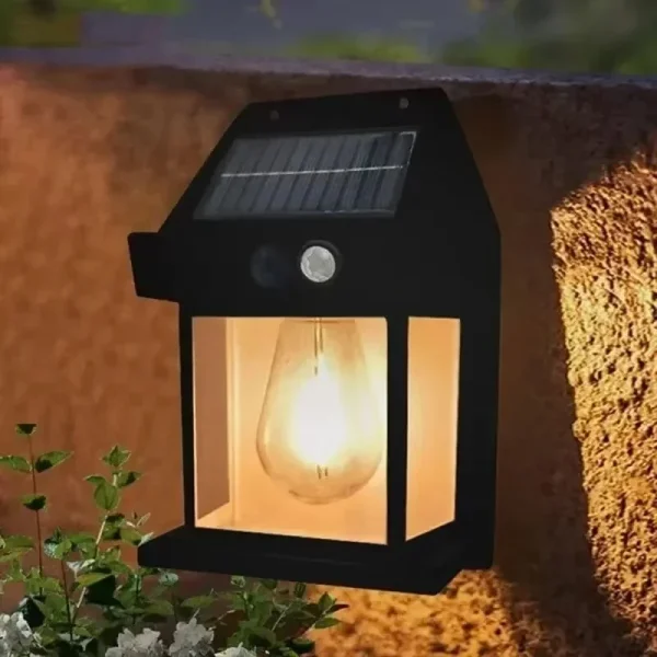 kf-S7c3a3d48b1e2468e97b7ad16327ac583C Puissante lampadaire LED solaire extérieur lampe solaire étanche jardin cour voie décoration murale luminaire externe