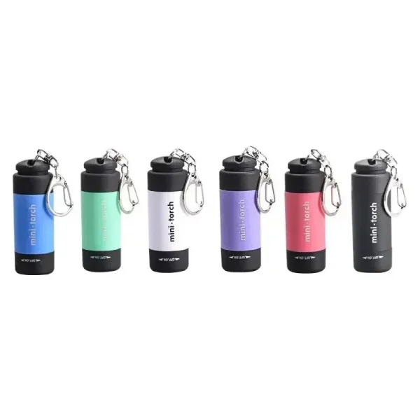 Micro lampe de poche LED étanche, portable, USB, aste, continent, chaîne, maison, extérieur, randonnée, camping