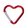 kf-S8050a6fd9a334319a9d2e6bca68f5e1aF Mousqueton en aluminium en forme de cœur, 1 pièce, Clip pour porte-clés d'extérieur, crochet pour bouteille d'eau, boucle suspendue, Kit de voyage, accessoires