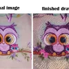 5D DIY Diamant Peinture avec Strass, Mosaïque Image, Point De Croix, Broderie, Blanc, Berger Suisse, Chiens, Couture, Art