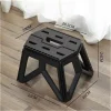 Petit tabouret d'extérieur portable et pliant, chaise de pêche durable à haute charge, tabouret de plage et de camping