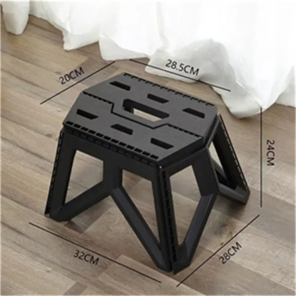Petit tabouret d'extérieur portable et pliant, chaise de pêche durable à haute charge, tabouret de plage et de camping