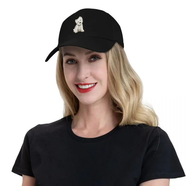 kf-Sae95e17490fb4f12b6fdcedf027e15a0p Casquette de Baseball personnalisée West Highland White Terrier pour femmes, la vie réglable est meilleure avec un chapeau de papa Westie, Streetwear, chapeaux à rabat