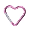 kf-Sb06f890f6a7a49ba9d9545a6b09387c17 Mousqueton en aluminium en forme de cœur, 1 pièce, Clip pour porte-clés d'extérieur, crochet pour bouteille d'eau, boucle suspendue, Kit de voyage, accessoires