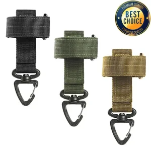 kf-Sb519c36ca1f34d24b45136d69966379fH Gants en Nylon multi-usages, gants de travail à crochet, Clip de sécurité, corde d'escalade tactique en plein air, Camping suspendu, Camping en plein air