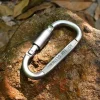 4-6 pièces ensemble de mousquetons pour clé Camping survie EDC extérieur porte-clés Clip alliage d'aluminium tactique mousqueton crochet mousquetons