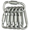 4-6 pièces ensemble de mousquetons pour clé Camping survie EDC extérieur porte-clés Clip alliage d'aluminium tactique mousqueton crochet mousquetons