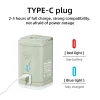 Pompe à Air électrique 3 en 1 avec lumières, Mini compresseur d'air sans fil, chargeur USB, gonfleur/déflateur, pour Camping en plein Air