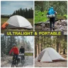 BISINNA Ultra-Léger Camping Tente Sac À Dos Tente 20D Nylon Étanche En Plein Air Randonnée Voyage Tente Vélo Tente 1-2 Personne