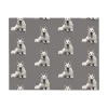 Couverture blanche pour chien berger suisse, couverture thermique de luxe pour plage en fourrure