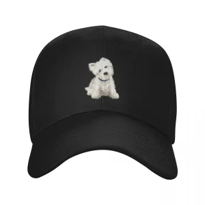 Casquette de Baseball personnalisée West Highland White Terrier pour femmes, la vie réglable est meilleure avec un chapeau de papa Westie, Streetwear, chapeaux à rabat