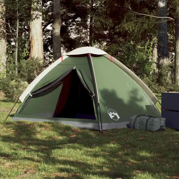kf-Sd5d32452834a490aa5804d44362e7472u Tente de camping à dôme 2 personne vert imperméable Fournitures de camping en plein air, décorations de tentes extérieures