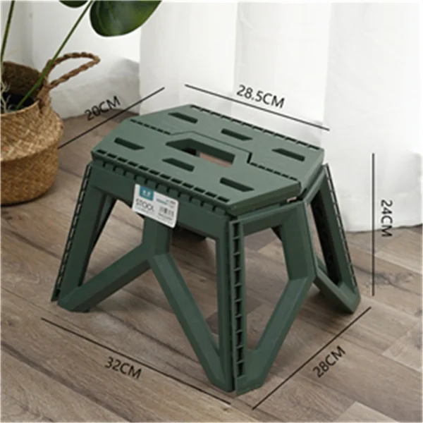Petit tabouret d'extérieur portable et pliant, chaise de pêche durable à haute charge, tabouret de plage et de camping