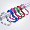 kf-Sdc530165e23e418a915ed473448be66cZ Mousqueton en aluminium en forme de cœur, 1 pièce, Clip pour porte-clés d'extérieur, crochet pour bouteille d'eau, boucle suspendue, Kit de voyage, accessoires