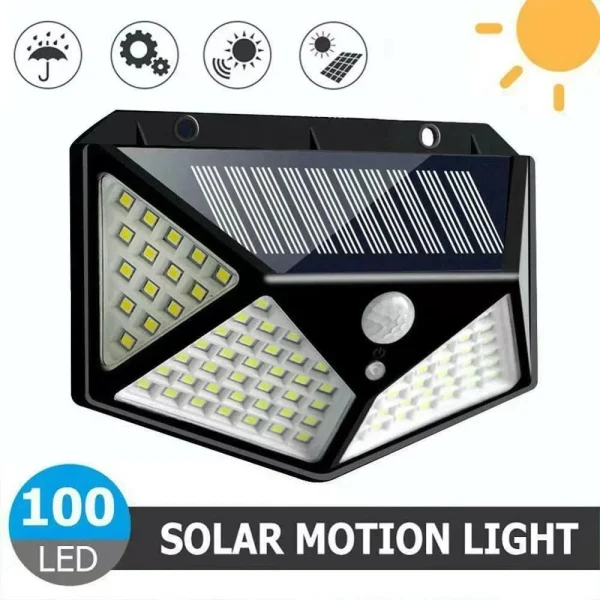 kf-Se69bbd7fe68b4036b037f7a1c178639fq Lampe solaire LED multifonctionnelle avec détecteur de mouvement, lumière du soleil étanche, décoration de jardin extérieur, 62 projecteurs