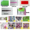 5D DIY Diamant Peinture avec Strass, Mosaïque Image, Point De Croix, Broderie, Blanc, Berger Suisse, Chiens, Couture, Art