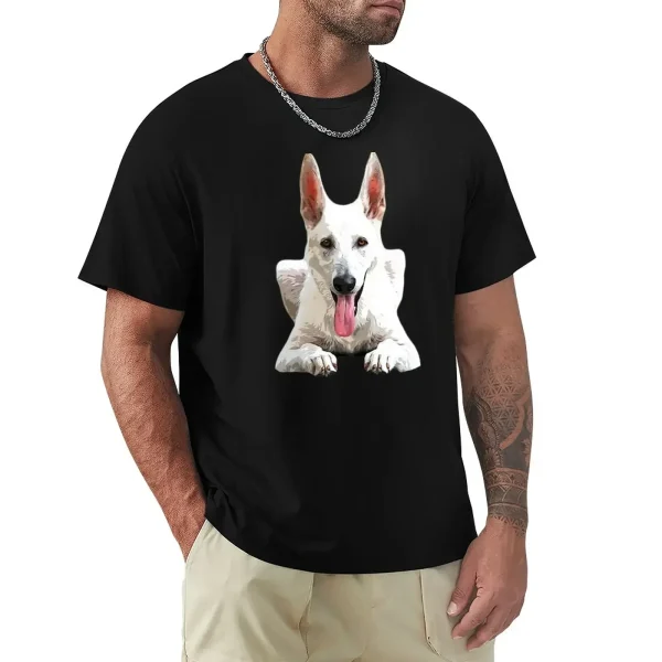kf-Sf03b61628b754bf1b055c69411af2100C T-shirt blanc pour hommes, troupeau de contribuables suisses, troupeau de contribuables allemands, mode, coutumes, concevez vos propres graphiques, chemise de pension