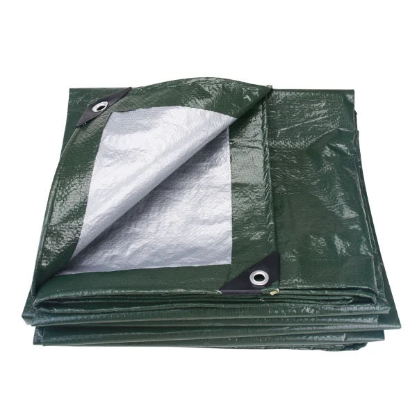 Grande bâche imperméable et robuste, 5x4m/3x2m, couverture de pluie renforcée, polyvalente, auvent d'extérieur pour jardin et arrière-cour