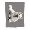 kf-Sf7085e40367c4cc7b22460e4fa34f430W Chien berger suisse blanc Une couverture ultra douce en micro polaire