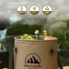 Seau pliant pour voiture 5L/10L/20L, évier pliable et étanche, bassin pliable de voyage Portable, Camping randonnée pêche, seau de rangement